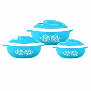 Amazon - Buy Cello Hot Serve Plastic Casserole Set, 3-Pieces at Rs. 349