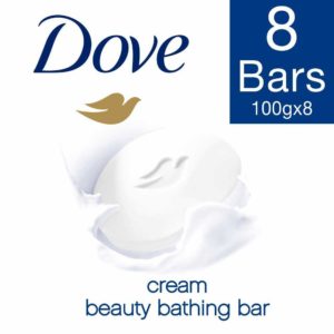 Amazon- Buy Dove Cream Beauty Bathing Bar, 100g (Pack of 8) at Rs 244