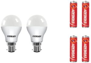 Amazon- Buy Eveready B22 Base 7-Watt LED Bulb (Pack of 2, Cool Day Light) at Rs 138