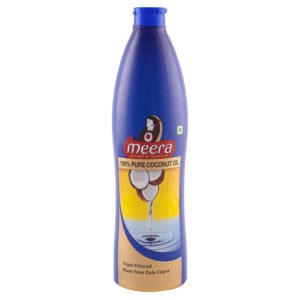 Amazon- Buy Meera Pure Coconut Hair Oil, 500ml at Rs 113