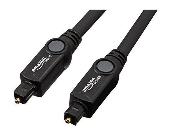 AmazonBasics Digital Optical Audio Toslink Cable - 3.3 Feet (1 Meter) at rs.169