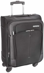 American Tourister Crete Polyester 55 cm Black Softsided Carry On