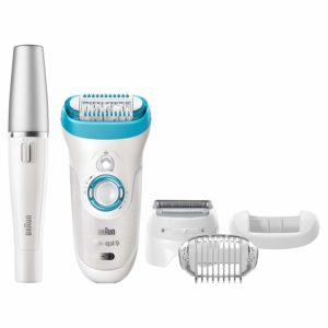 Braun Silk-Epil 9-558 leg Wet & Dry Epilator with 5 Extras 