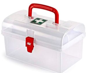 Cello Plastic Medical Box, White