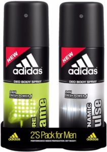 Flipkart- Buy ADIDAS Dynamic Pulse & Pure Game Deodorant Spray - For Men  (300 ml, Pack of 2) started at 185
