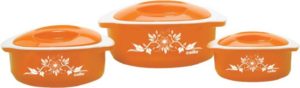 Flipkart- Buy Cello Casserole Set of 3 at just Rs 349 at 70% off