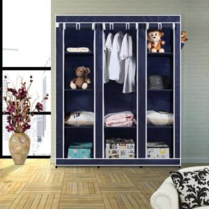 Flipkart SmartBuy 3 Door 10 Shelf PP Collapsible Wardrobe