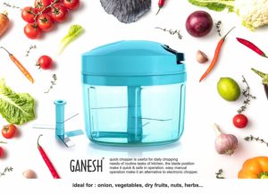 Ganesh Plastic Quick Chopper, 725ml, Pool Green at Rs 199 only amazon