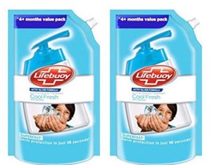 Lifebuoy Cool Fresh Menthol Hand Wash - 750 ml (Pack of 2) 