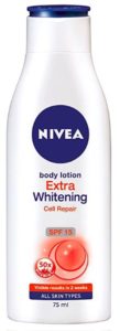 Nivea Extra Whitening Cell Repair Body Lotion SPF 15 Rs 49