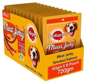 Pedigree Meat Jerky Stix, Smoked Salmon Flavoured Adult Dog Treats