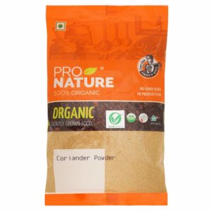 Pro Nature 100% Organic Coriander Powder, 100g