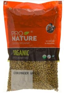Pro nature organic coriander whole