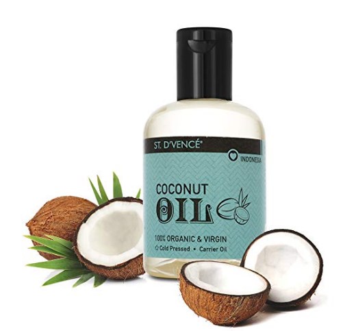 ST. D'VENCE Organic & Virgin Coconut Coldpressed Natural Carrier Oil, Coconut Oil (100 ml) at rs.149