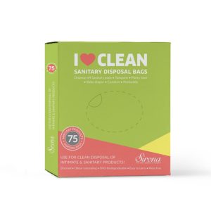 Sirona Sanitary Napkin & Baby Diapers Disposal Bags - 75 Bags