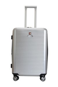 Swiss Military Unisex Silver Hard Top Luggage