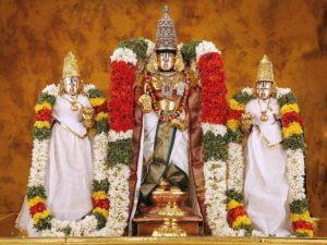 Tirupathi Balaji Wall Sticker Lord Balaji Non-Tearable Poster for Home and Office Wall Decor 