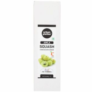 Urban Platter Amla Squash, 1L [Enriched With Ginger, Rich In Vitamin C] 