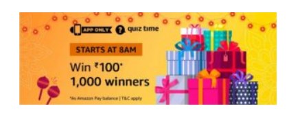 amazon quiz rs.100