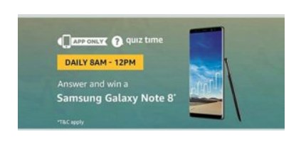 amazon quiz galaxy note 8