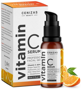 enizas 20% Vitamin C Serum With Hyaluronic Acid - Anti Wrinkle Anti Ageing - 15ML at rs 149