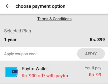 gaana+ subscription code