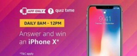 iphone x amazon quiz