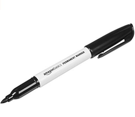 AmazonBasics Permanent Marker Set - Black - Pack of 12 at rs.149