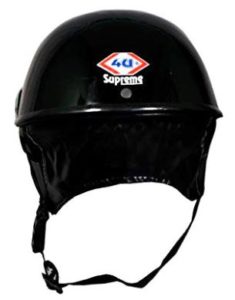 Anokhe Collections Guardian Open Face Helmet (Matte Black, Large)