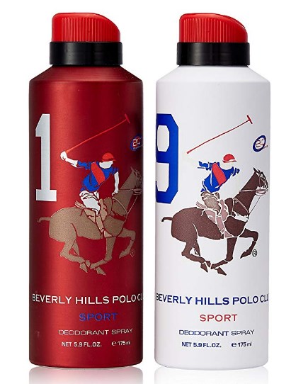 Beverly Hills Polo Club Deodorant for Men, 2x175ml at rs.220
