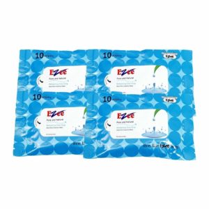 Ezee Wet Wipes - 10 Wipes (Dew Drops, Pack of 4)