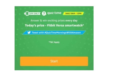 Fitbit Versa Smartwatch amazon quiz