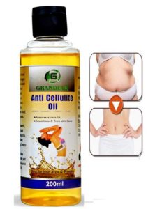 Grandeur Anti Cellulite & Skin Toning Fat Burning Oil & Slimming Oil 200ml For Stomach, Hips, Thighs, Body- 200ml 