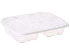 Haixing Plastic Food Container, 1 Litre, Multicolour 