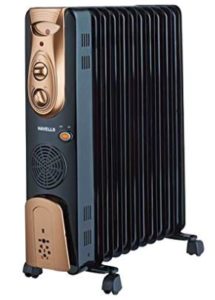 Havells OFR - 11Fin 2900-Watt PTC Fan Heater (Black)