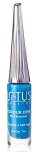 Lotus Makeup Colour Dew Nail Enamel, Indigo, 7ml