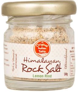 Original Indian Table Himalayan Lemon Rind Rock Salt, 30g