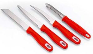 Pigeon Ultra Stainless Steel Knife Set, Set of 4, Multicolour