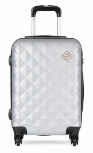 Pronto Naples ABS 65 cms Silver Hardsided Check-in Luggage