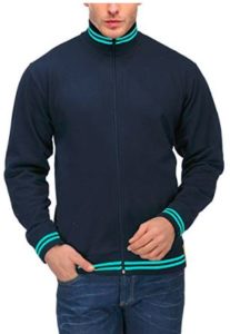 Scott International AWG Men's Premium Rich Cotton High Neck Hoodie Sweatshirt