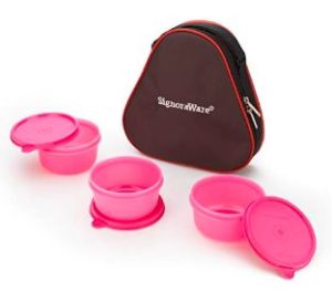Signoraware Smart Plastic Lunch Box with Bag, 310ml
