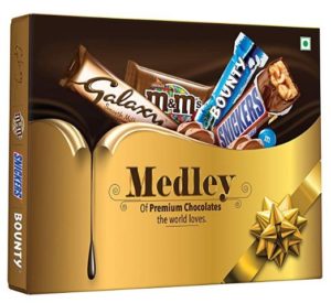 Snickers Medley Assorted Chocolate Gift Pack, 137.6 gm at rs.59