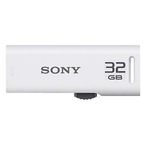 Sony Micro Vault 32GB USB Flash Drive (White)