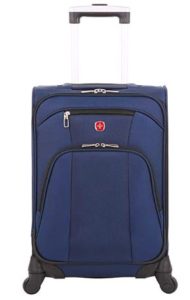 Swiss Gear Polyester 35 cms Blue Softsided Cabin Luggage (7737303154)