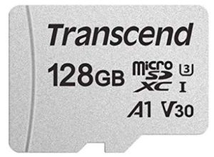 Transcend UHS-I U3A1 128 GB Micro Memory Card