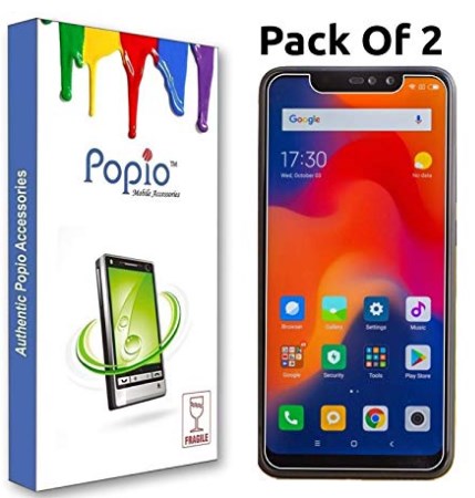 Xiaomi Redmi Note 6 pro Tempered Glass (Pack of 2) by Popio at rs.99