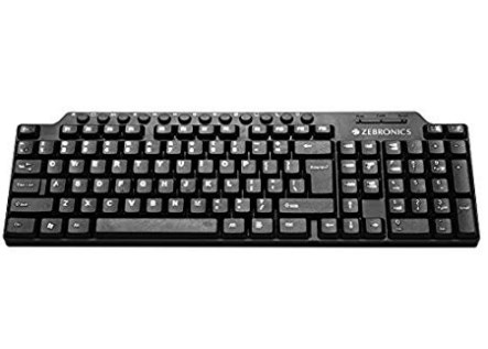 Zebronics Km2100 Multimedia, USB Keyboard at rs.169