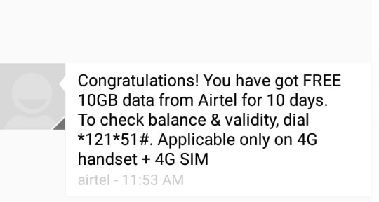 airtel 4g offer