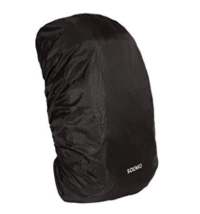 Amazon Brand - Solimo Rain & Dust Cover for Backpack (50 litres, Black)