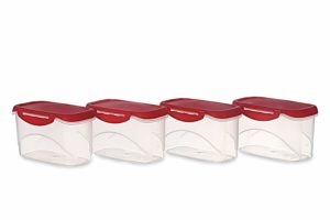 Amazon - Buy All Time Plastics Delite Container Set, 750ml, Set of 4 at Rs. 131